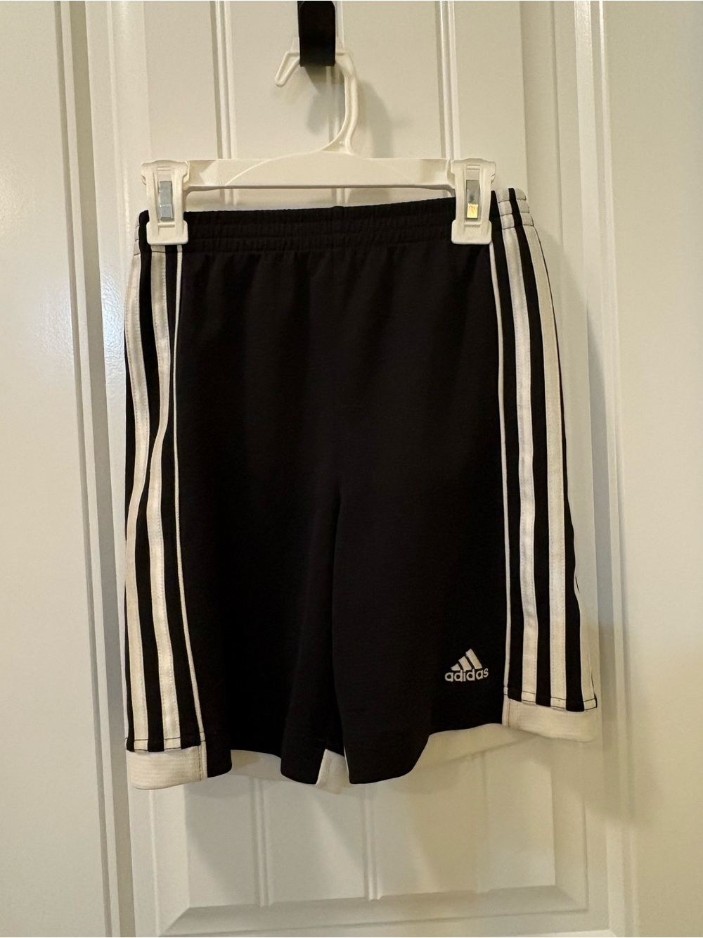 Boys 3 Stripe Adidas Athletic Shorts